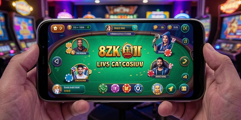 Gameplay Live Casino yang menegangkan dan interaktif dari 8ZK.