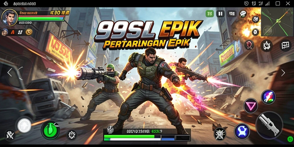 Tangkapan layar menampilkan aksi pertarungan seru dalam 99SL.