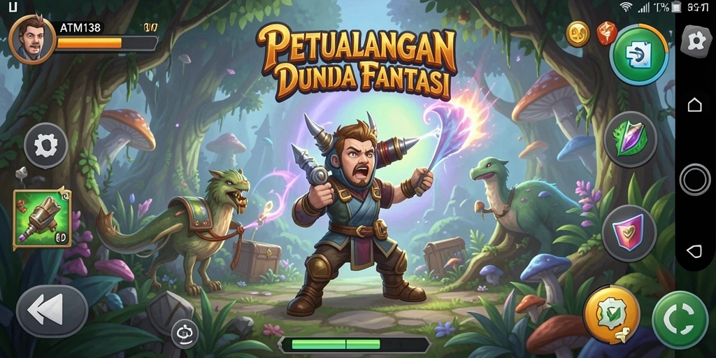 Gameplay seru dari ATM138 menampilkan aksi dan petualangan menarik.