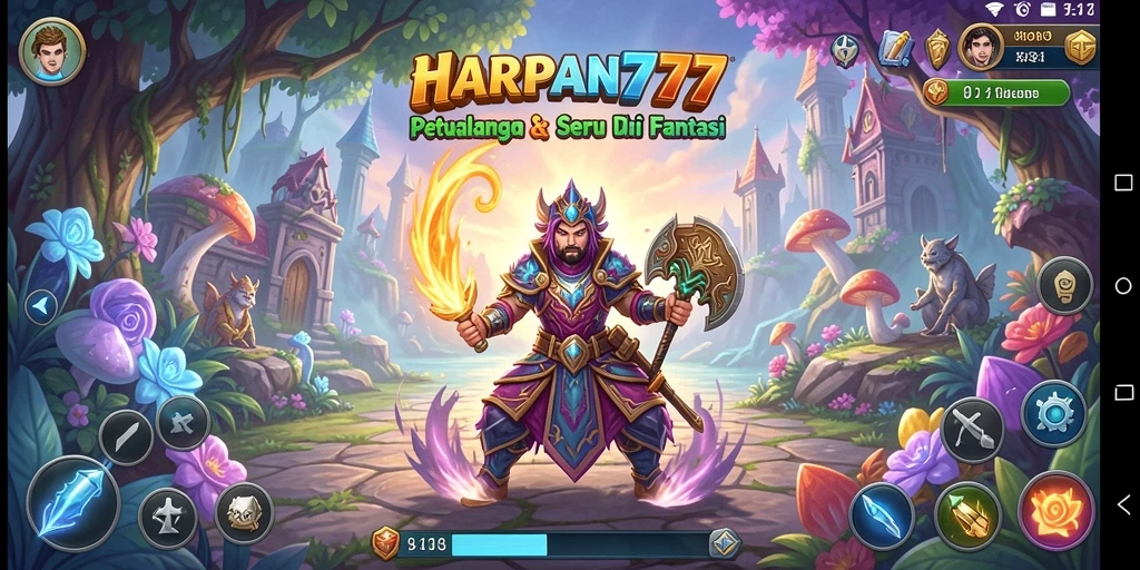 Tampilan seru gameplay HARAPAN777 yang penuh tantangan petualangan.