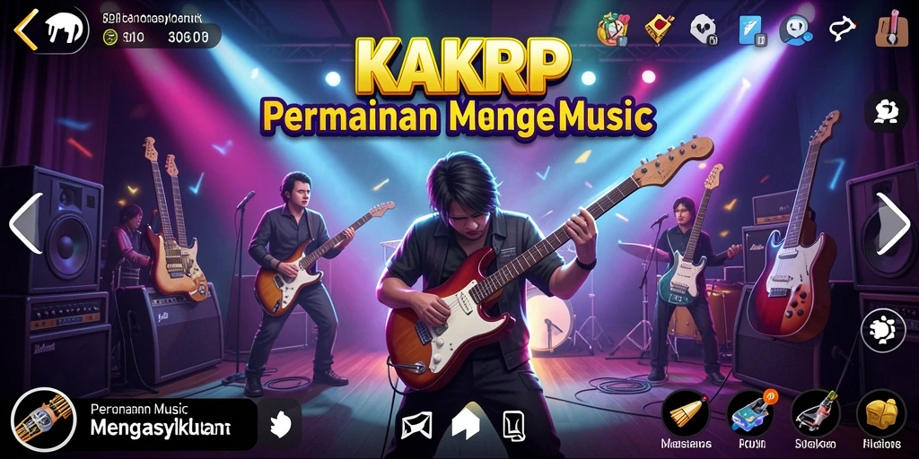 Tampilan gameplay KAKRP yang menarik dan penuh warna.