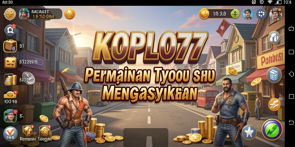 Tampilan menarik dari gameplay KOPLO77 yang penuh strategi Tycoon.
