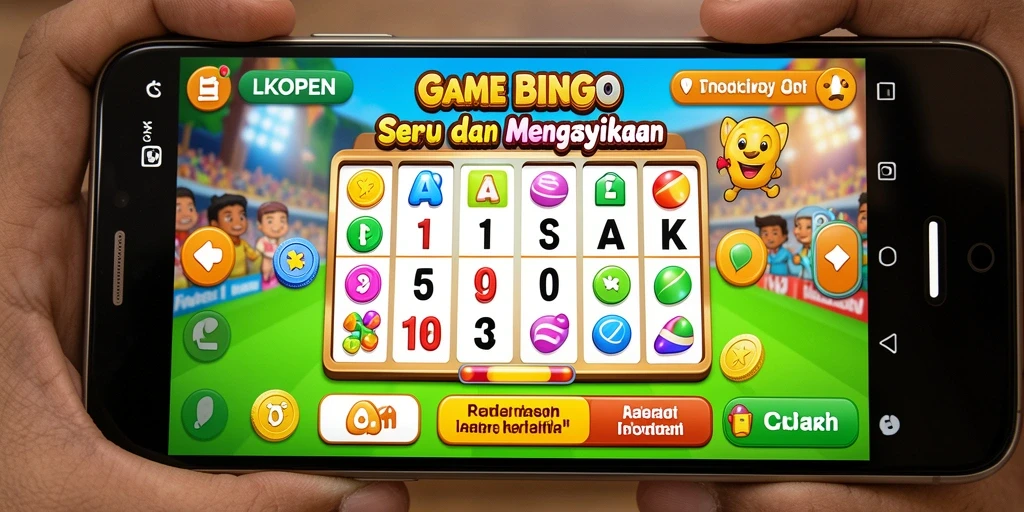 Screenshot permainan Bingo LKOPEN yang seru dan interaktif.