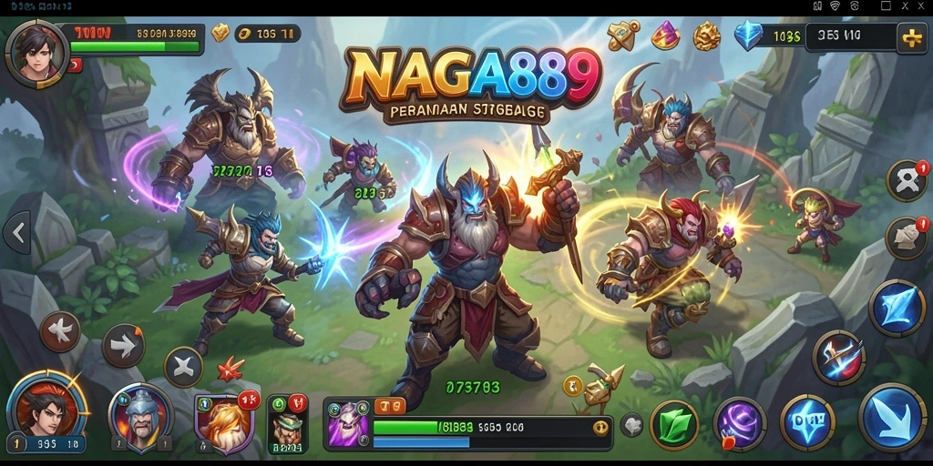 Tampilan menarik dari gameplay NAGA889 yang penuh strategi.