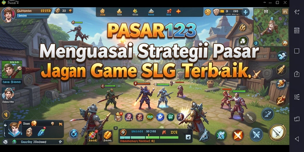 Tampilan gameplay PASAR123 yang seru dan strategis.
