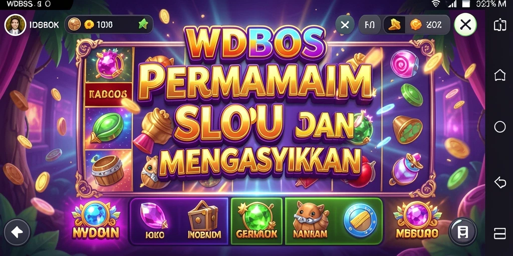 Screenshot gameplay WDBOS menampilkan pengalaman bermain slot yang seru.