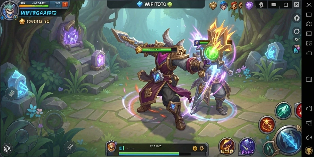 Tampilan permainan WIFITOTO dengan grafik ARPG yang menakjubkan.